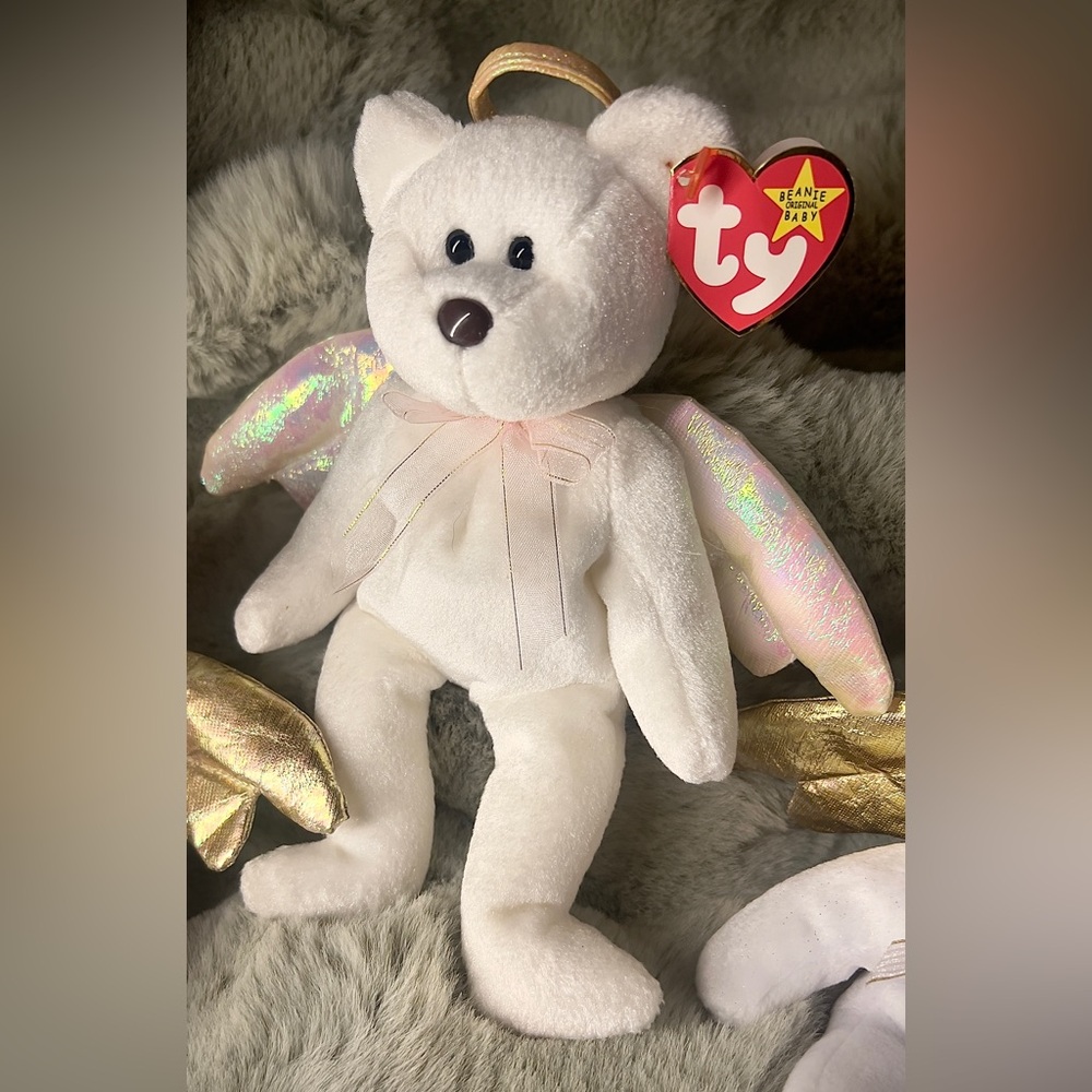 Beanie Babies TY Retired Collectable Lot of 3- Halo Bear x2 & Halo II Bear x1 - Picture 5 of 7